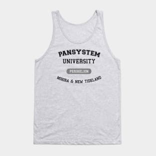 Murderbot Pansystem University of Mihira and New Tideland Perihelion College Tank Top